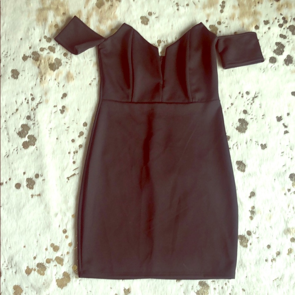 Off shoulder mini dress